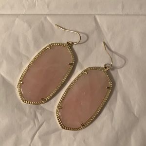 Kendra Scott light pink Danielle earrings